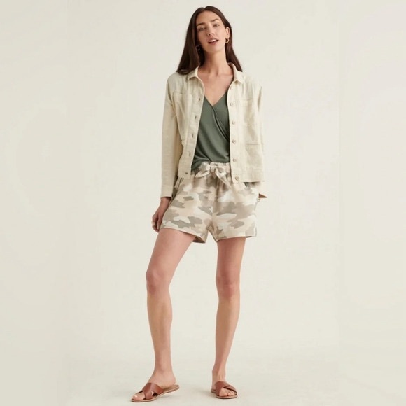 LUCKY BRAND Tomboy Utility Jacket Linen Blend M - Picture 9 of 9
